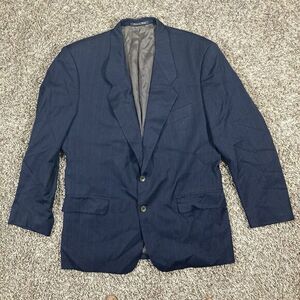 LUBIAM VITALE BARBERIS CANONICO ITALY  3 BUTTON BLAZER‎ WOOL JACKET SIZE 44L